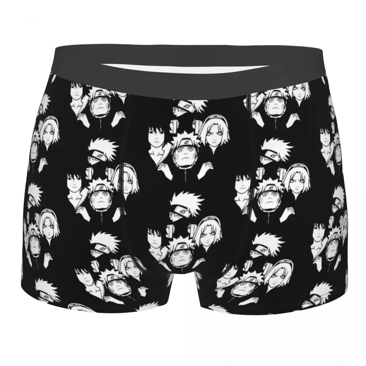 

Custom Classic Comic U-Uzumakies N-Narutoes Boxer Shorts For Men 3D Printed Underwear Panties Briefs Soft Underpants