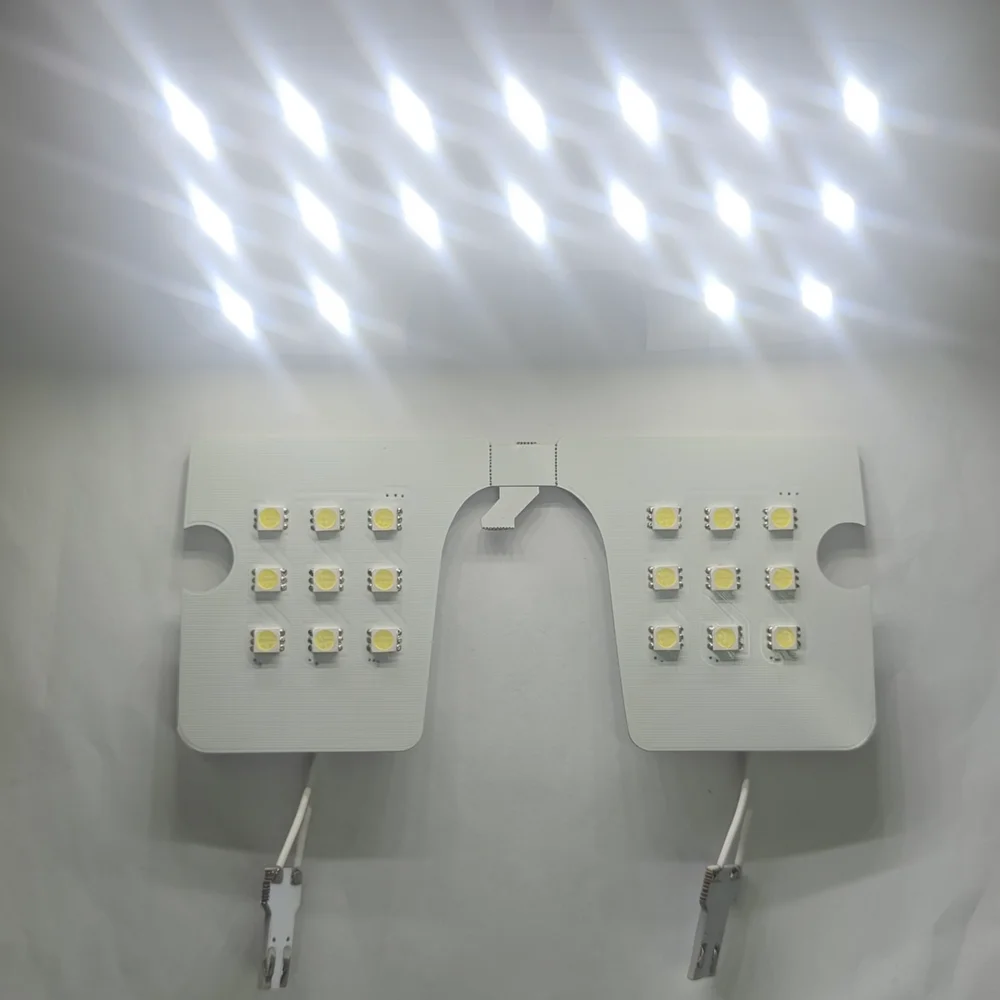 Easy Install LED Interior Roof Light For Hyundai IX35 White Light Reading Lamps Car Accessory Lighting Kit
