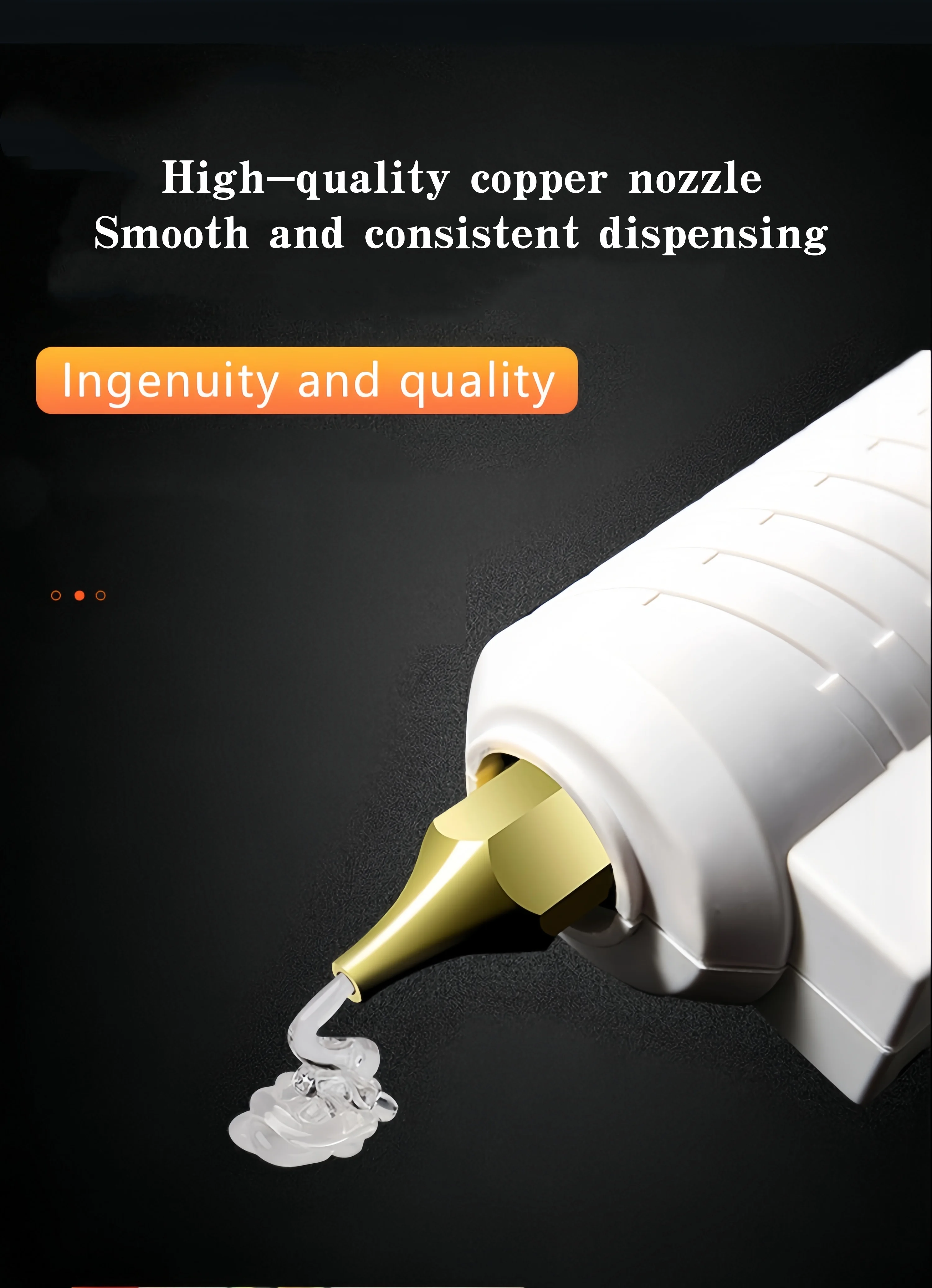 US/EU/UK Plug 120W Hot Glue Gun Digital Temperature Control with Gun Nozzle And Glue Sticks 11mm for DIY Art Projects