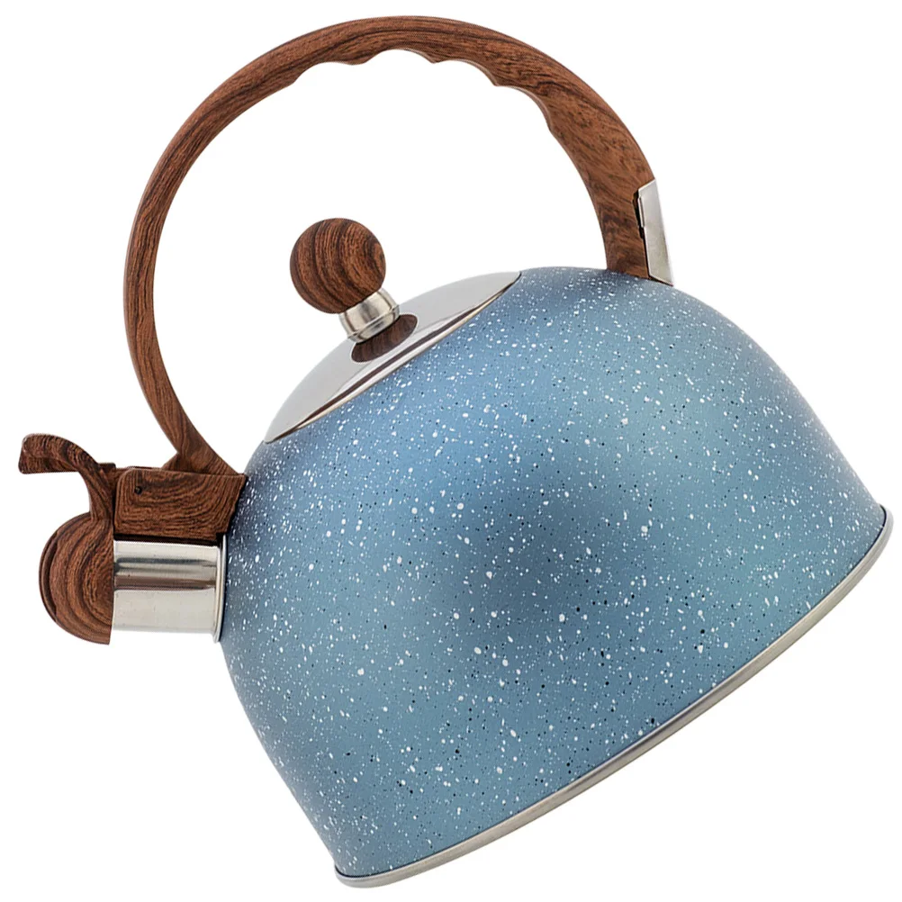 

Stainless Steel Whistle Teakettle Large Capacity Flat Bottom Kettle Food Grade Safe Reliable Gas Stove Induction Cooker