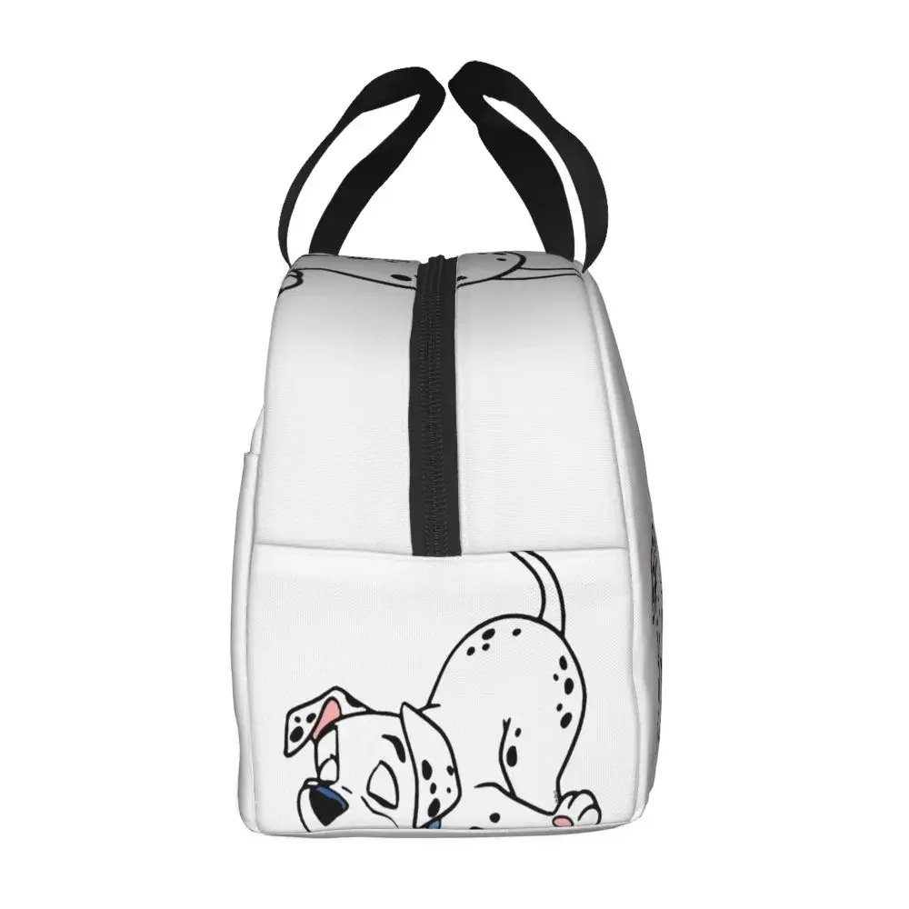 Dalmatian Qui Dort Lunch Bag Men Women Cooler Thermal Insulated Lunch Boxes for Children School lunchbag