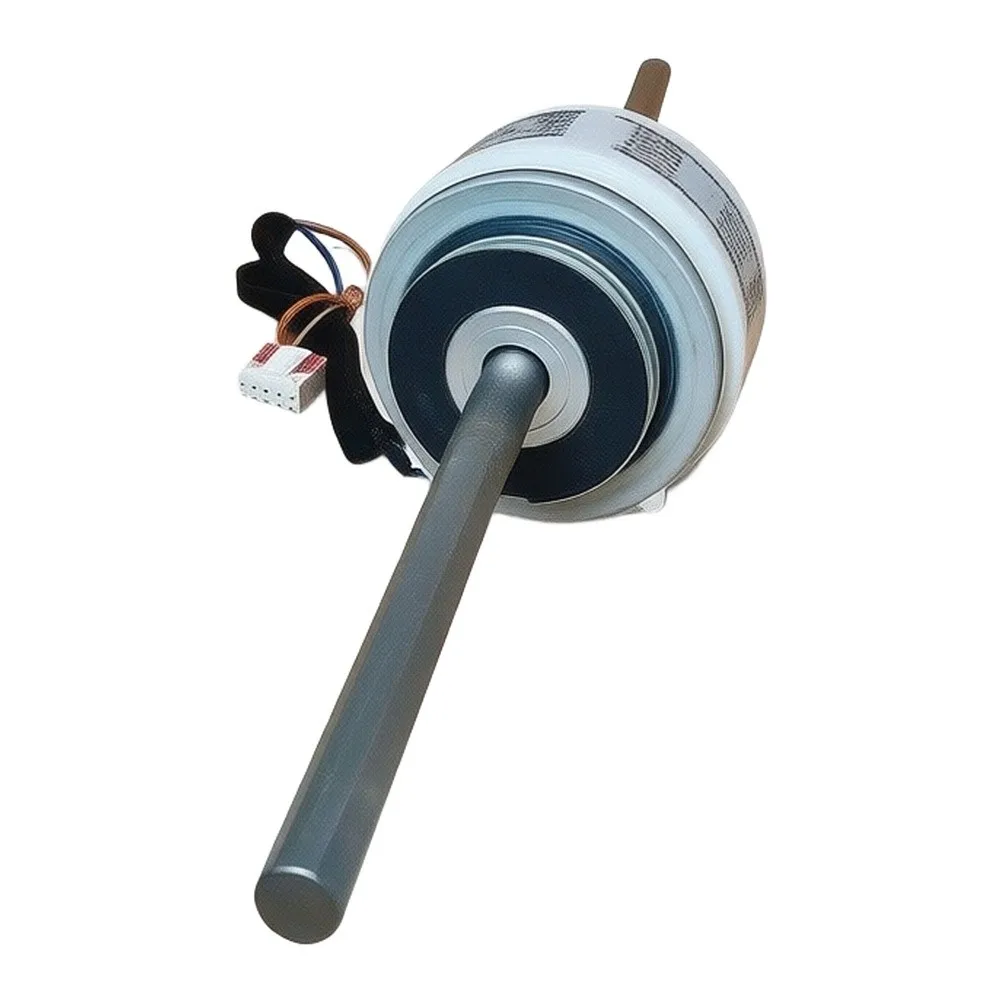 Air Conditioner Motor White Indoor Fan Motor Energy Efficient Operation Metal Construction 15mm Shaft Diameter