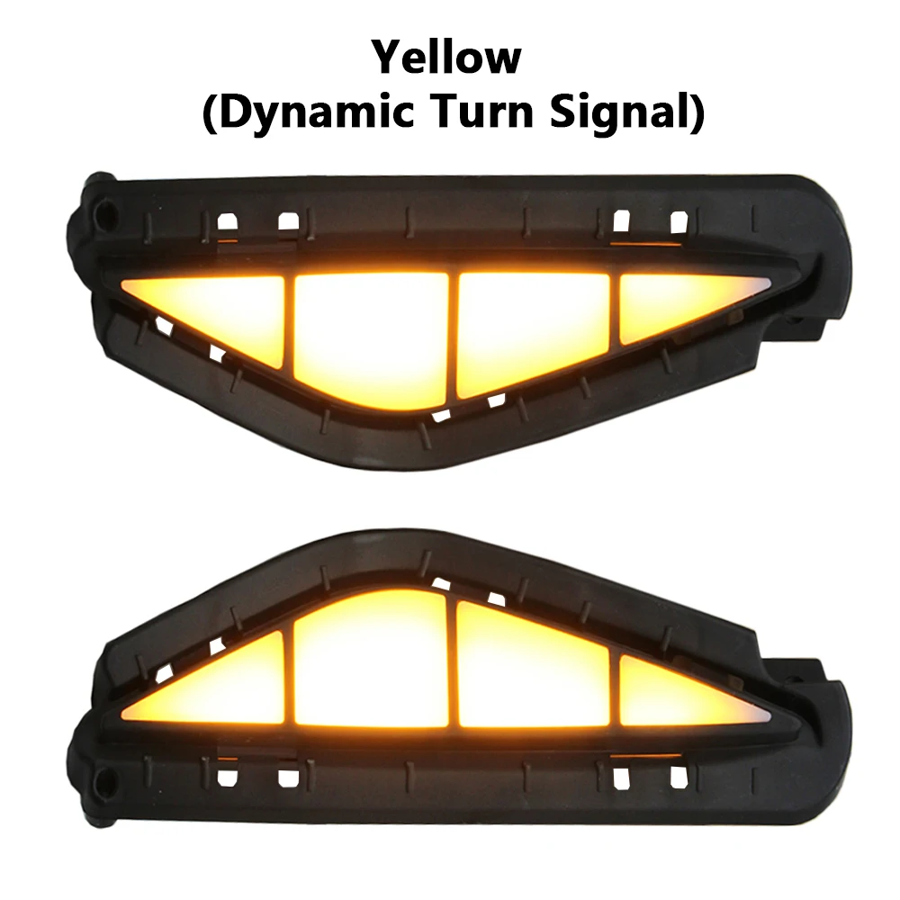 Clignotant de pare-chocs à LED avec 2 modes d'éclairage, antibrouillard DRL, lumières de décoration pour véhicules, Hyundai Santa Fe 2021-2022