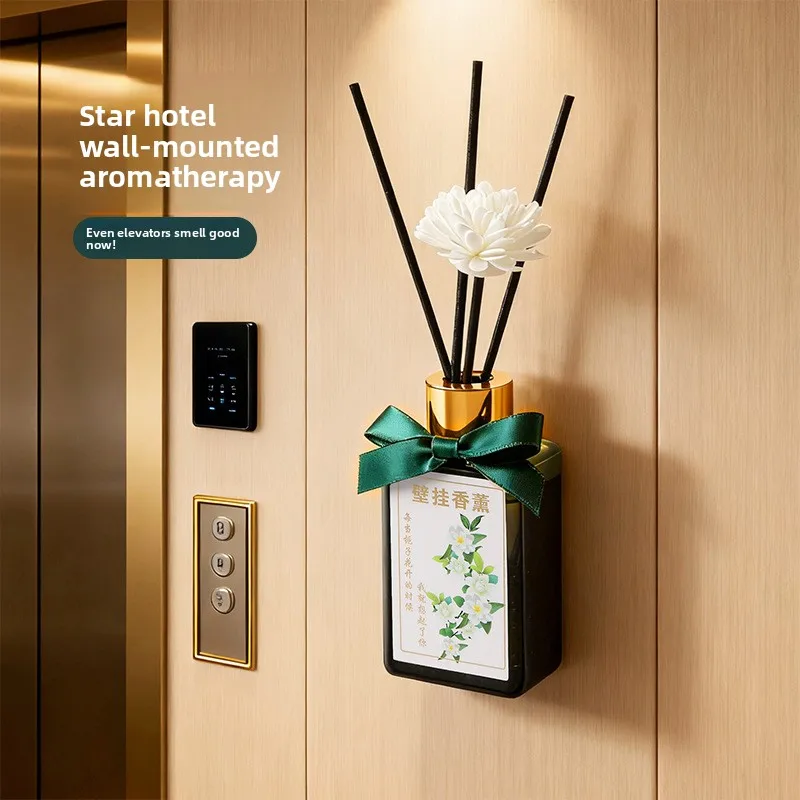 100ML Wall Mounted Aromatherapy Essential Oil Diffuser for Home Bedroom Hotel Long Lasting Floral Scent Natural Plant Oil