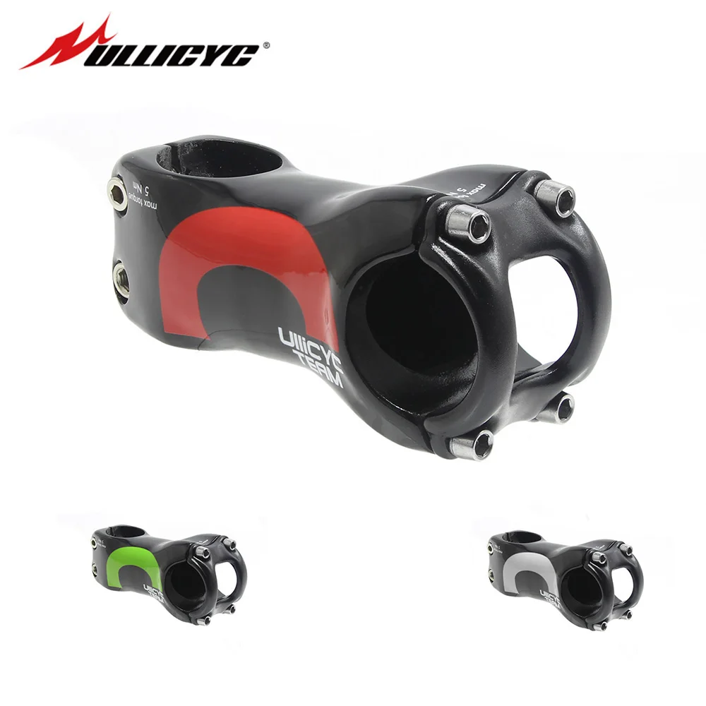 

ULLICYC Carbon Stem 6/17Degree Mountain Bike Stem 31.8mm Handlebar Stems 60/70/80/90/100/110/120mm Bicycle Parts