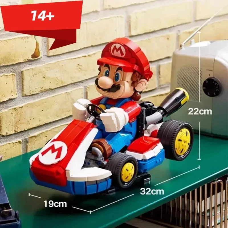 HEIßER SPIELZEUG 72037maliao Kart Modell Bausteine Klassische Spiele Racing Montage Bausteine Spielzeug Geburtstag Geschenke