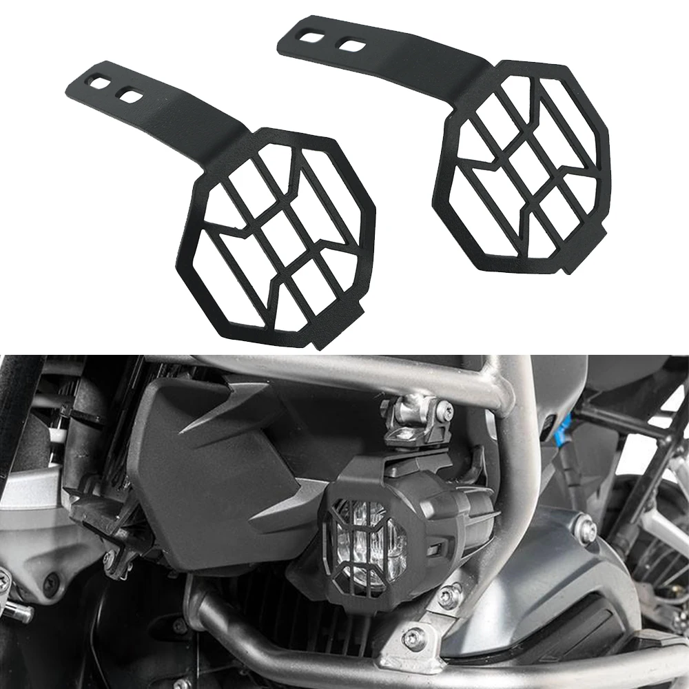 

For BMW R1250GS/R1200GS ADV LC R1200RT F750GS F850GS 2017-2021 K51 K52 LED Auxiliary Fog Lamp Light Protector Guard Grille Cover