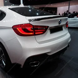M Performance Style Rear Spoiler For Bmw F16 F86 X6 30d 35i 40i 40i M50i M50d X6M Bodykit Rear Trunk Tail Wing Lid 2014-2019