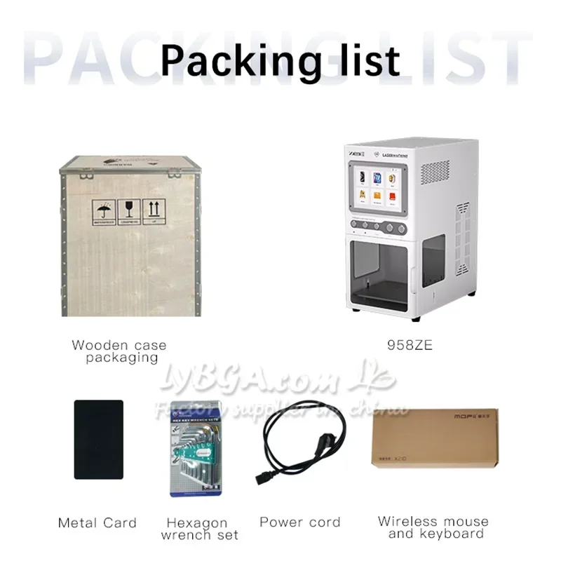 LY TBK 958ZE 5W Cold UV Laser Marking Machine Mobile Phone Screen Separator Repairing Device 170*170mm Working Range 220V 110V