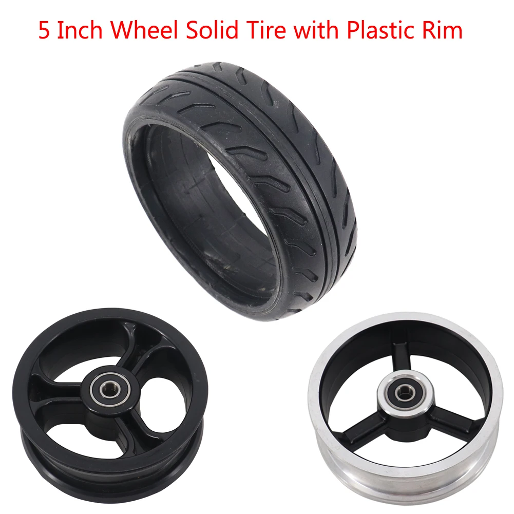 5 inch solid tire tires tyre for Baby Stroller Pram Scooter Mini Dirt Bike e Scooter Mini Moto