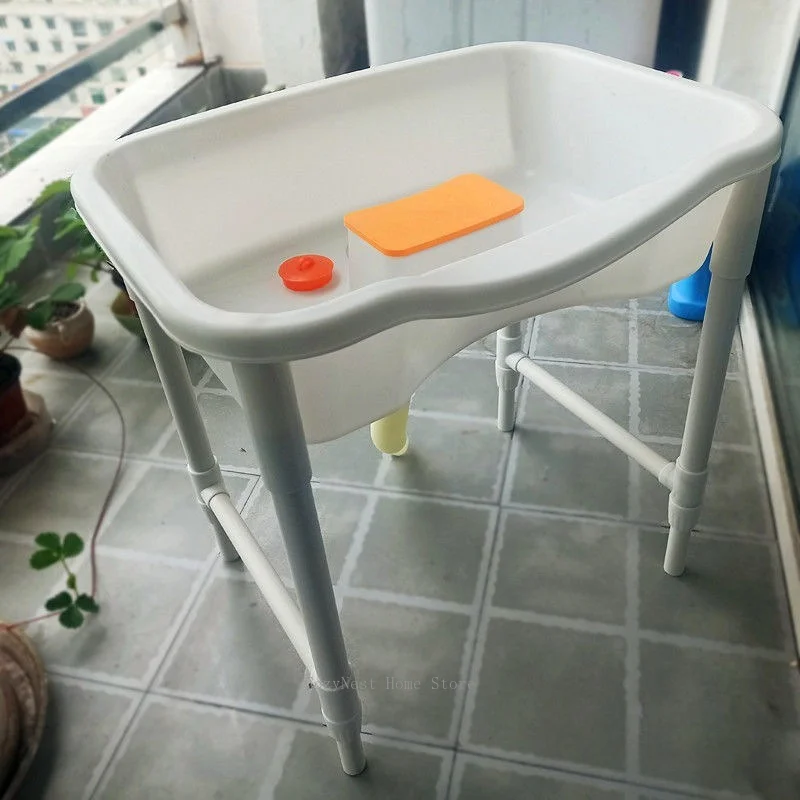 Salon Hair Washing Bed Chair Adjustable Portable Shampoo Basin for Beauty Shop Pregnant Women