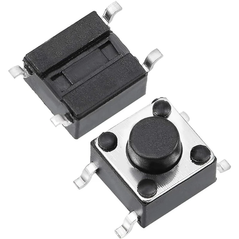 6x6mm SMD Push Button Tact Switch 4Pin 6x6x4.3/4.5/5/5.5/6/6.5/7/7.5/8/8.5/9/9.5/10/10.5/11/11.5/12/14mm Touch Tactile Switches