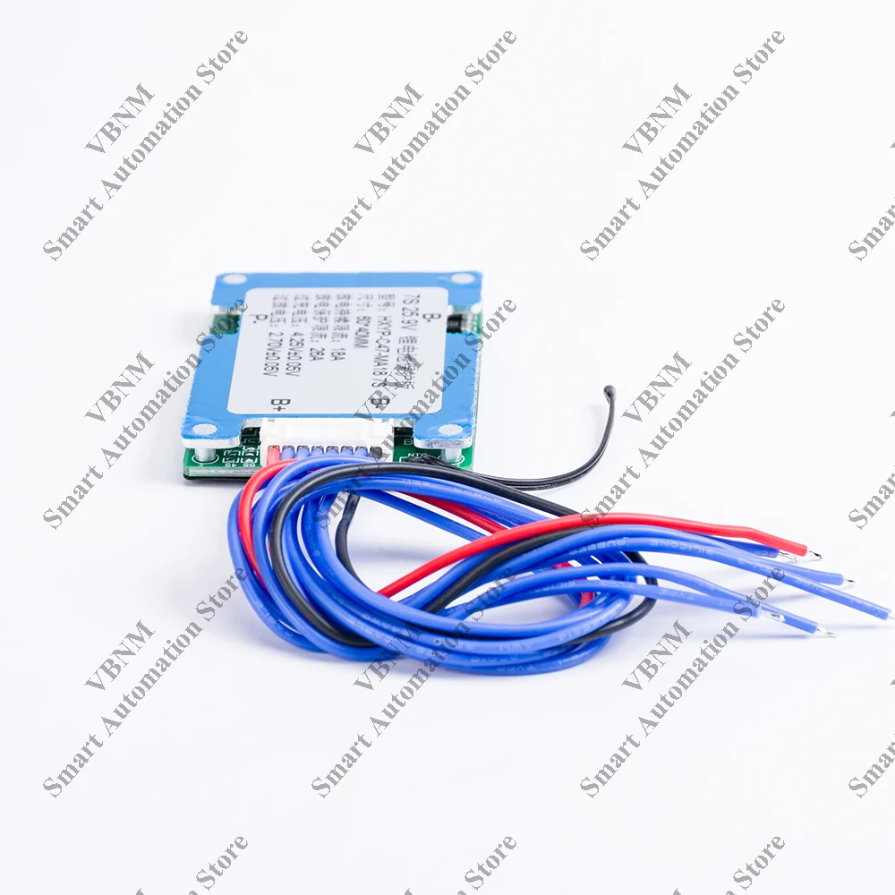 Bms-リチウムイオンバッテリー管理ボード,7s,29.4v,18a,nc温度保護付き,e-bikeの一般的なポート,60x40x6.3mm,パッシブバランス