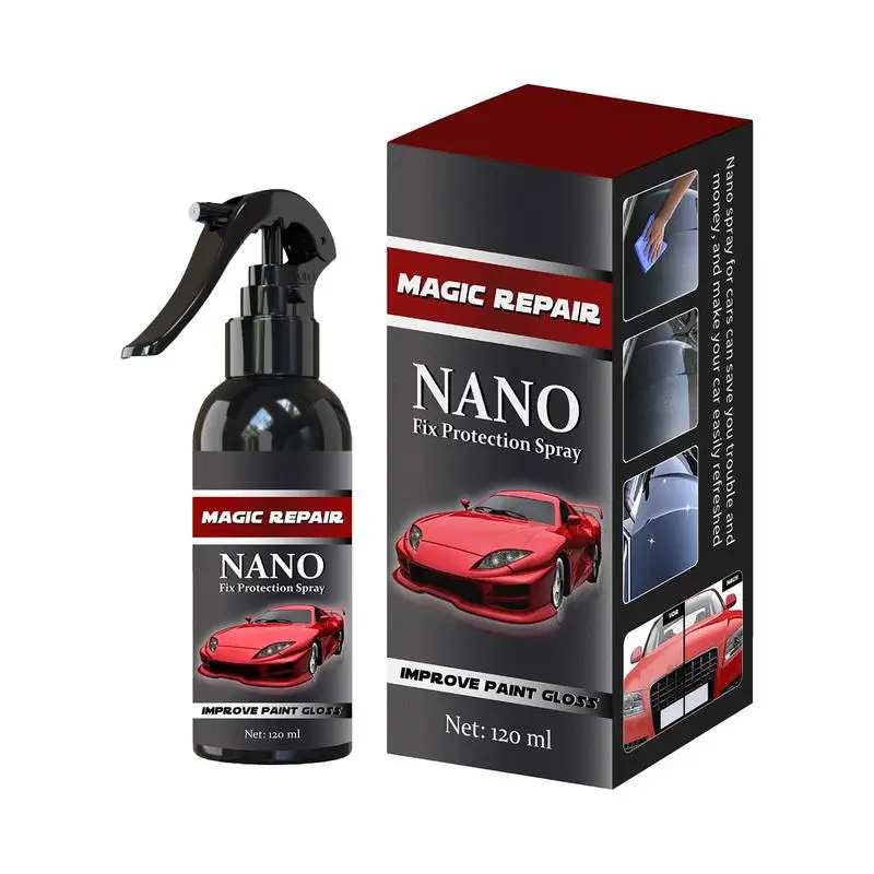 

Nano Car Coating Spray Polishing Liquid High Protection Spray 120ml Auto Nano Ceramic Coating Glossy Car Cleaning Ceramic Coat