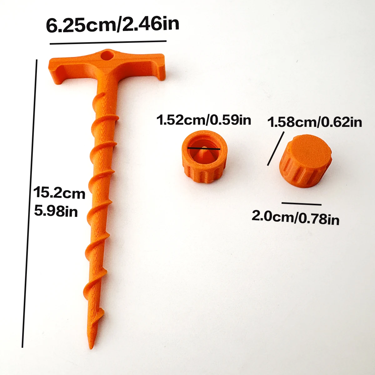 7-teiliges Set mit Dichtungskappen und Düsenreinigern für Dichtungspistolen, 6 polygonale Anti-Härtungs-Werkzeuge für Dichtungskappen mit Standarddurchmesser + 1 Düsenreinigungswerkzeug, praktisches und nützliches Werkzeugset mit tragbarem und einfachem Design – Detail 3