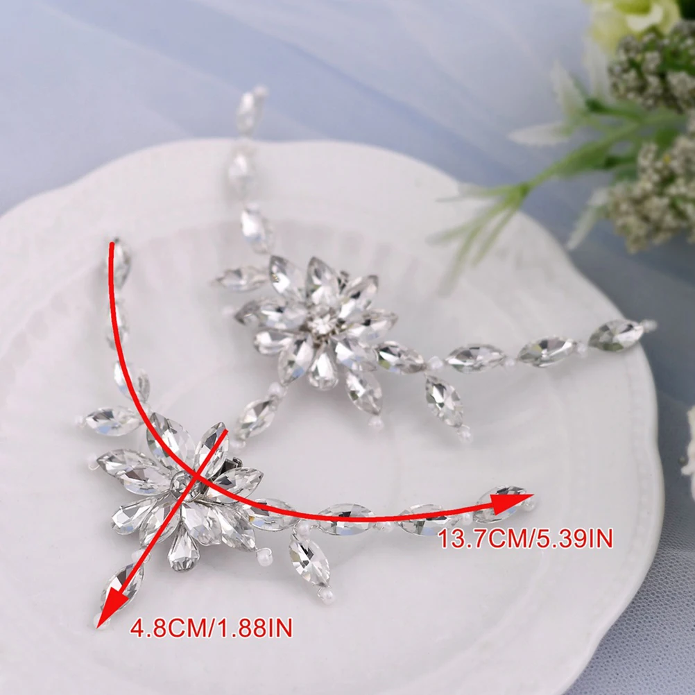 

Shoe Clips Decorations Rhinestone Zinc Bridal Wedding Heels Buckles DIY Charms nament Jewelry European Style High Quality