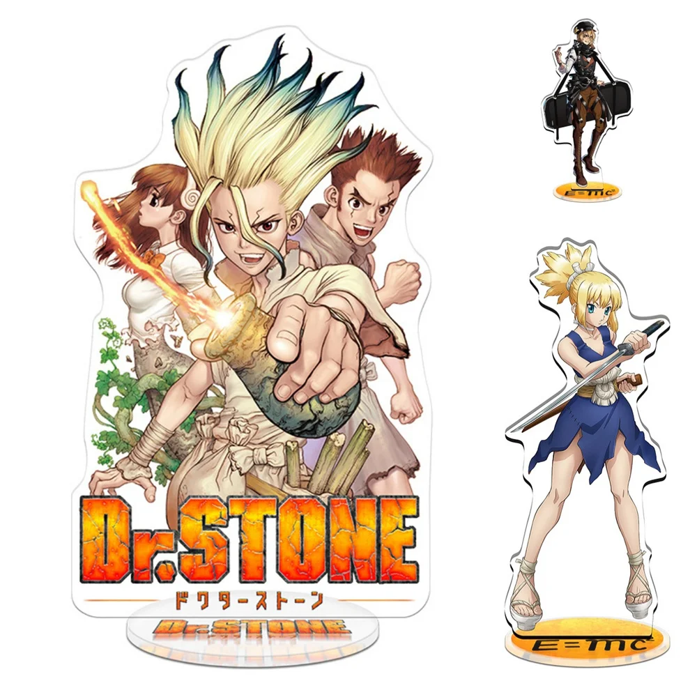 

15CM Charm Anime Dr.Stone Acrylic Stand Model Cosplay Characters Ornament Accessories Goods Collection Gifts