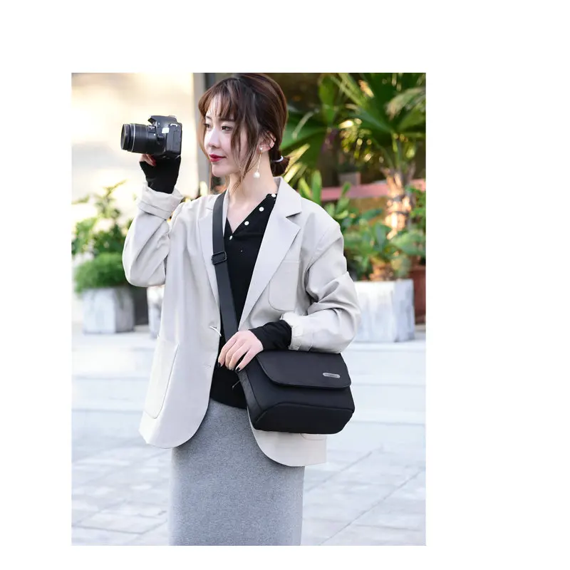 New Nylon Shoulder Camera Bag DSLR SLR VIDEO Camera Bag For Nikon Canon Sony Pouch Bag 102702