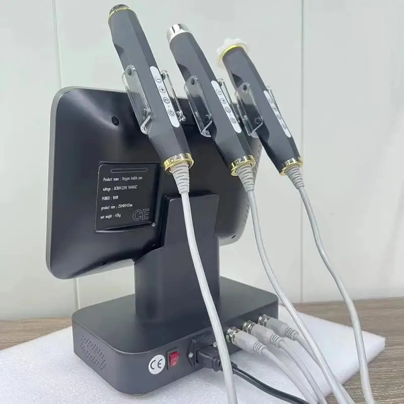 Hight Jet Peel Oxygenation 3 in 1 산소 페이셜 머신 페이셜 기구 엑스 폴리 에이 팅 스킨 케어 블랙 헤드 리무버