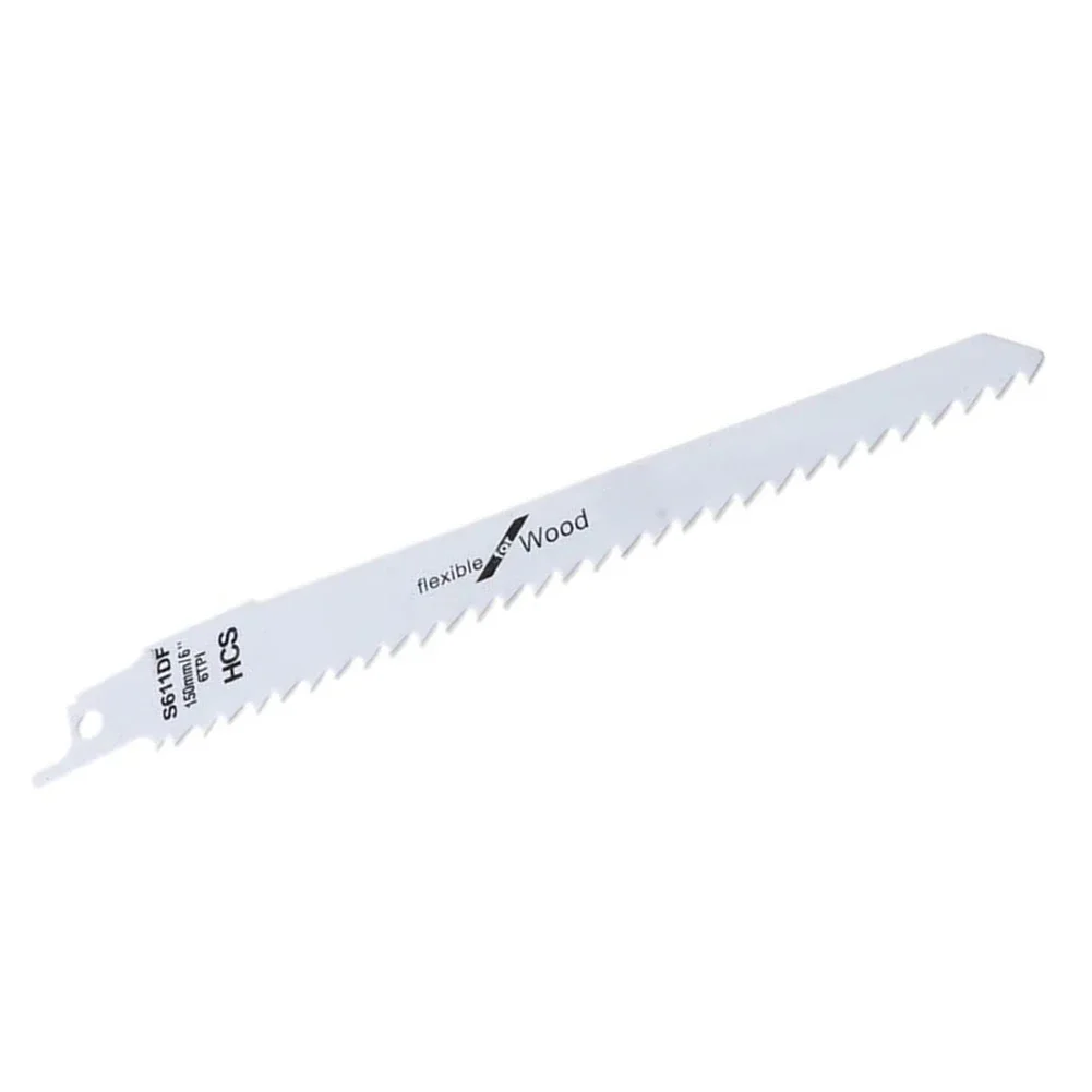 1PCS S611DF 150mm HCS Reciprocating Saw Blade Jigsaw Blade Wood Plastic Metal Cutting High Carbon Hacksaw Blade