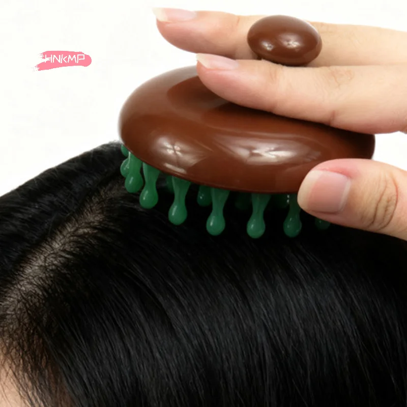 

Массажная расческа для головы с кругами и зубами на 28 гвоздей, меридиан всего тела, кровообращение, многофункциональный массажный инструмент