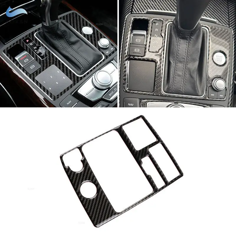 

Накладка на панель управления центральной консолью и рычага переключения передач для Audi A6 S6 C7 A7 S7 4G8 2012-2018 (левый/правый руль)