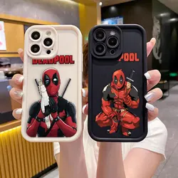 Funny Mavel Deadpool Luxtury Phone Case For VIVO V20 V23 V25 V27 V27E V29 V30 V30E X60 X70 X80 90 X100 PRO 5G Case Funda Shell