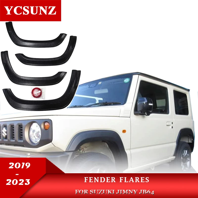 Fender Flares Wheel Arch For Suzuki Jimny JB64 2019 2020 2021 2022 2023 Wheel Eyebrow Mudguards Car Exterior Accessories