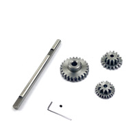 Metal Transmission Gear with D Axis Gearbox Steel Gears Set for WPL D12 1/10 RC Car Upgrade Parts Accessories