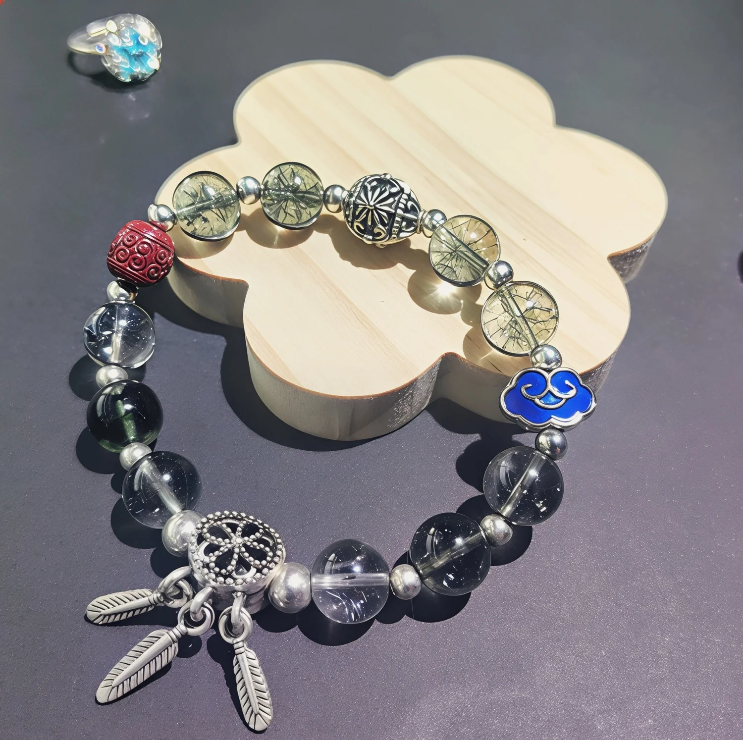

Jewelry Bracelet Fashion Natural Crystal Women's Bracelets Handmade Dreamcather Gifts for Girls Sliver