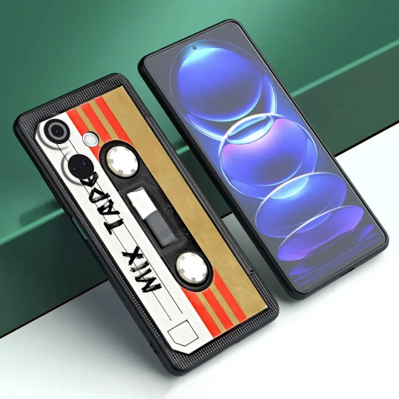 Classical Old Cassette Cartoon Cover Black Phone Case For OnePlus Nord CE3 Lite 3 12 11 2T N30 CE2 N300 N200 10 9RT ACE 2V Pro image 3