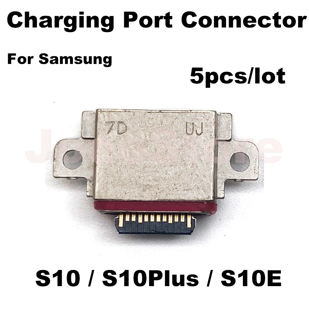 Samsung S23 S22 S10 S20 S21 için 5 adet USB şarj portu Jack Dock konektörü Ultra S8 S9 artı tip-c şarj tak Dock soket