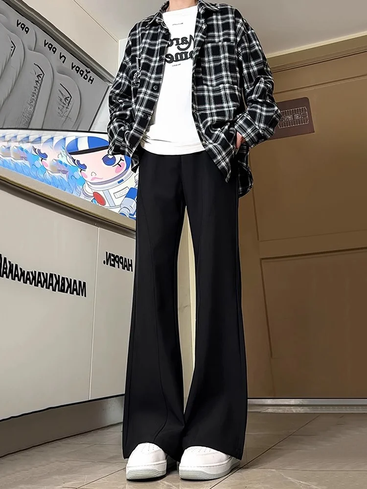 

Мужские повседневные брюки Cleanfit Bla прямого кроя в уличном стиле, расклешенные, молодежные, весенние, модные, немнущиеся