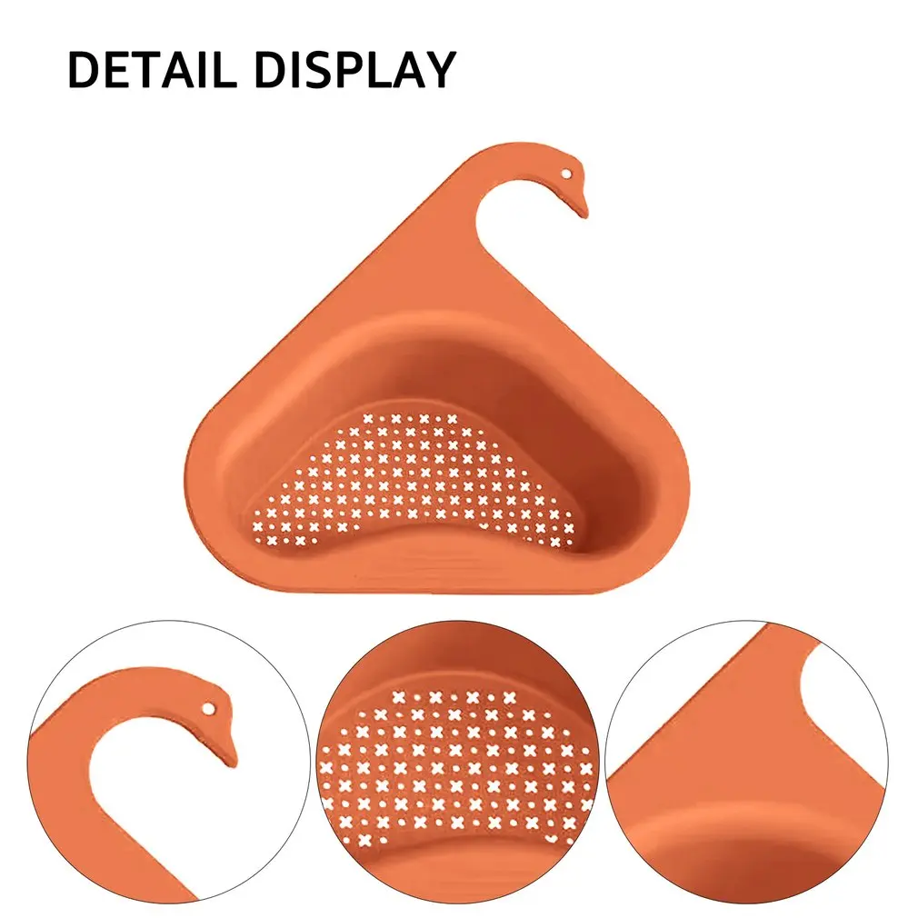 Kitchen Sink Filter Shelf Vegetable Fruit Drainer Basket Multifunctional Storage Rack Tools Soap Sponge Holder Kitchen Supplies