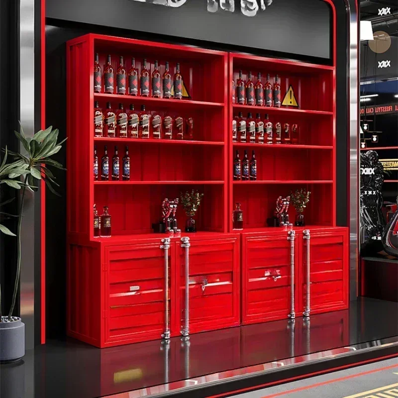 

Wine cabinet LEGO figure display stand Hot sales