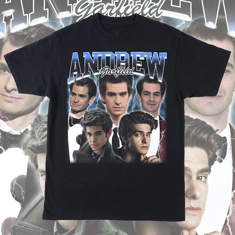 Camiseta de Andrew Garfield, camiseta vintage de los años 90, camiseta retro de los años 90, camiseta holgada y transpirable de verano para hombres y mujeres