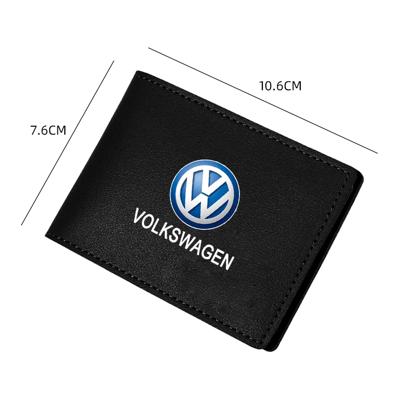 Capa para carteira de motorista, camurça, anti-pele, documentos de condução de carro, suporte de cartão de crédito para volkswagen polo tiguan vw gti passat