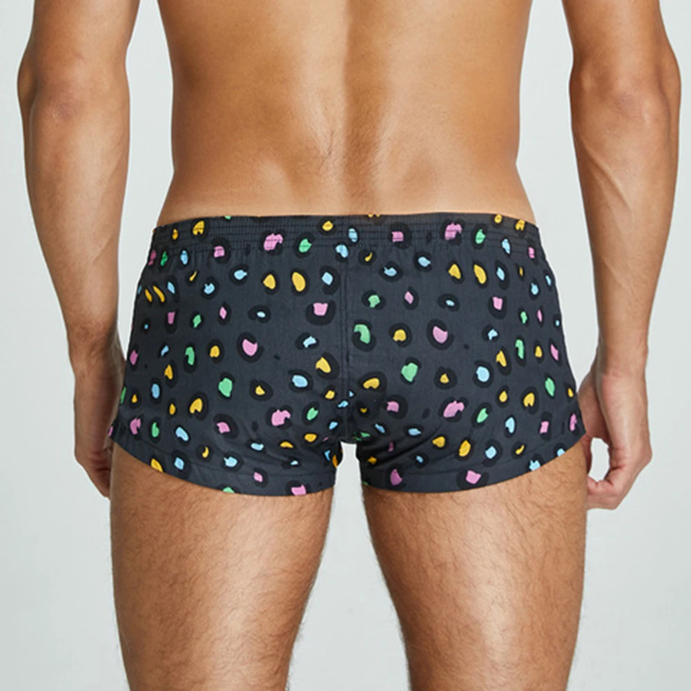 سراويل داخلية للرجال التسوق اليومي الملاكم موجز القطن الأخضر الملابس الداخلية منخفضة الخصر M-2XL الحقيبة السراويل السهم الناعم #2