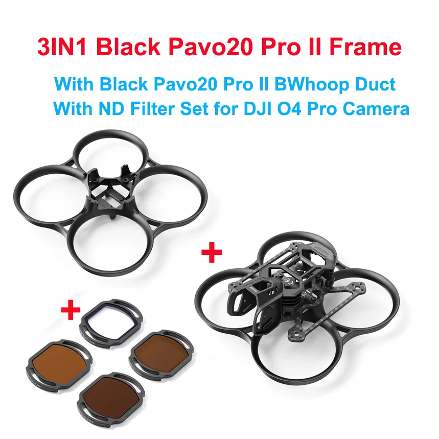 BETAFPV Pavo20 Pro Bürstenlosen BWhoop Rahmen VTX Halterung Für Pavo20 Pro O4 FPV Drohnen für DJI O4 Air Unit Pro Kameras – Detail 4
