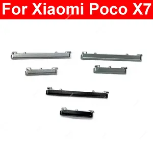 Bilashmart Xiaomi Poco x7 Poco x7 Pro On Off Power Volume Side Button Volume Power On Off Key Side Button Flex Cable Replacement Parts