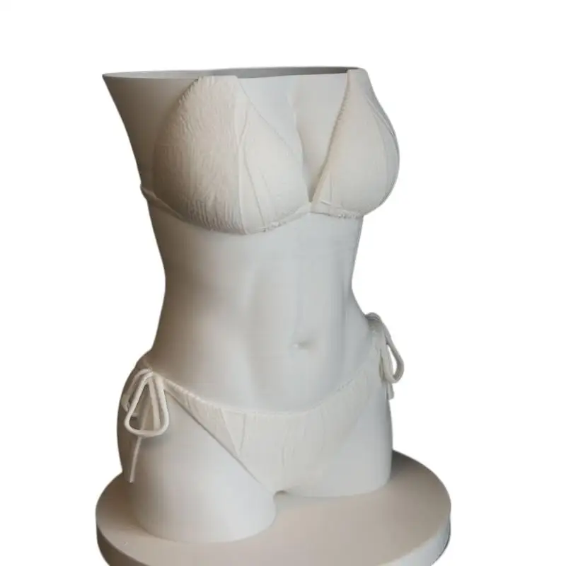 NEW Bikini Body Pen Holder 3D Printed Funny Texture Female Torso Pencil Pot Cool Office Desk Brush Storage Decor Gift For Men - view 6