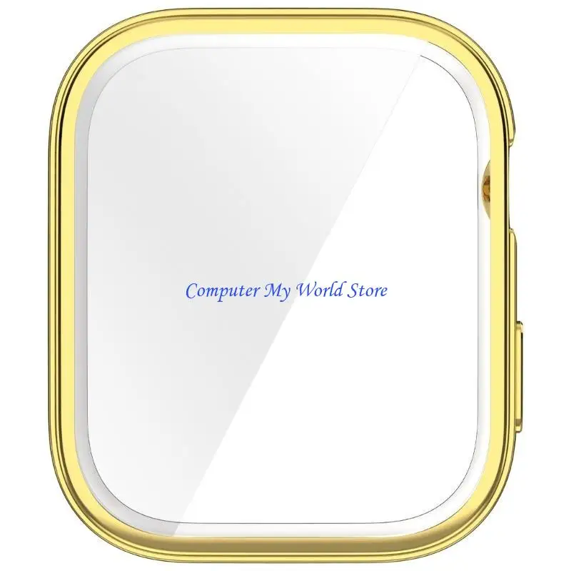 TPU COPER COPERTURA CASO ALLOGGIO SUCCHIO SCHOCHE per Watch Fit 3 Bumper Frame Case