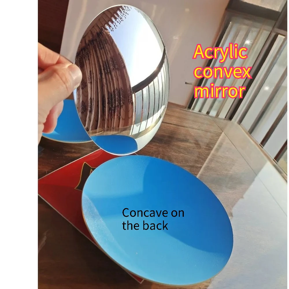 1PC Dia. 4.5-29.5cm Acrylic Material Convex Mirror Wide-angle Mirror for Expanding Field of View Decoration Safety Monitoring