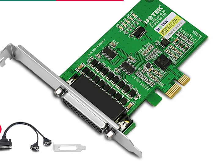 

UT-782 PCI-E To 2-port RS232 Serial Port Expansion Card Industrial Grade PCI-E Serial Port Card PC Serial Port