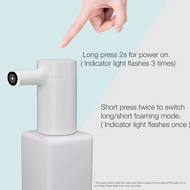 Automatic Foaming Soap Dispenser, Morden Styling Upgraded, Infrared Sensor Detection, Press-Free, Waterproof, USB Charging, Adju