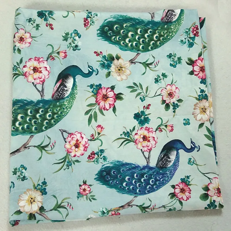 ViapHia 100% Cotton American Series USA Flag Dollar Printed Cotton Fabric Sewing Cloth Dress Textile Tissue