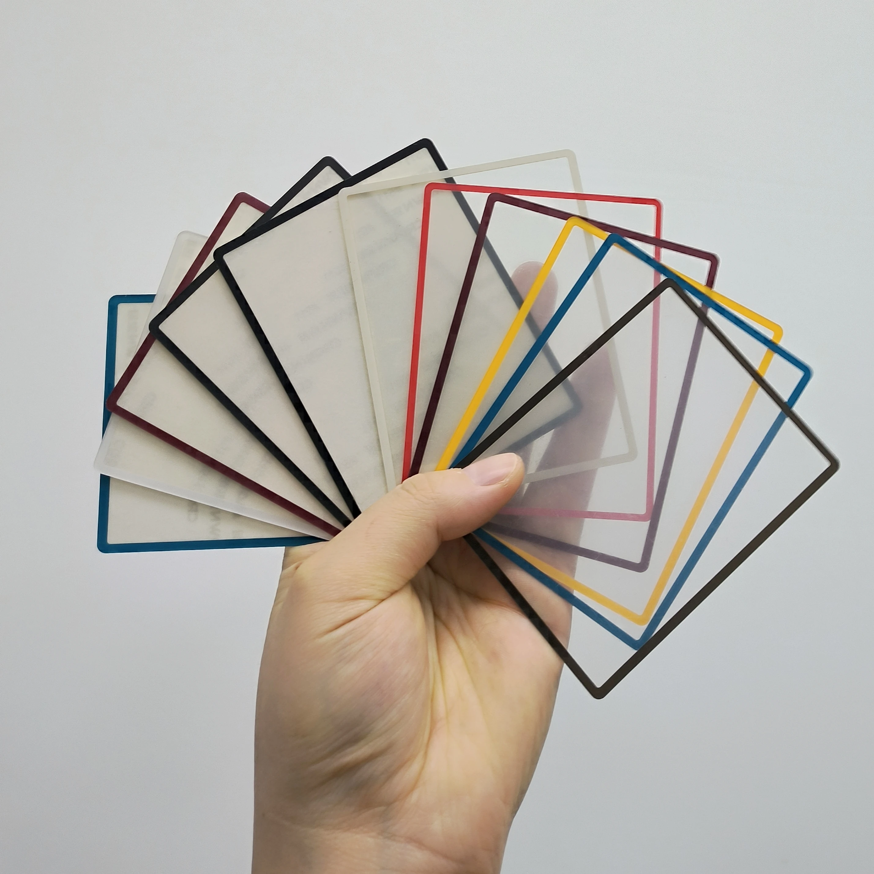 البلاستيك الشفاف واقية سطح عدسة الشاشة الإطار الأحمر ل NDSi XL/LL