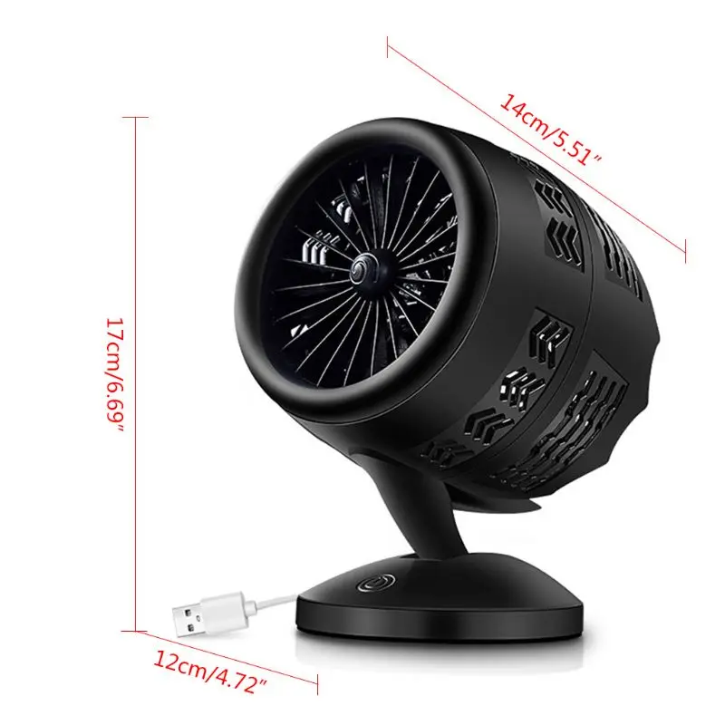 Adjustable Speed Cooling Fan Household Mini Desktop Cooling Fan Summer USB Power Dropship