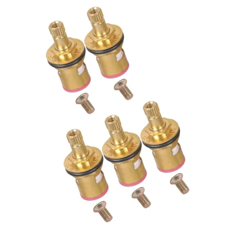 652F Commercial Metal Water Valves Cores Ceramic Disc Quick Open for Bathroom Kitchen
