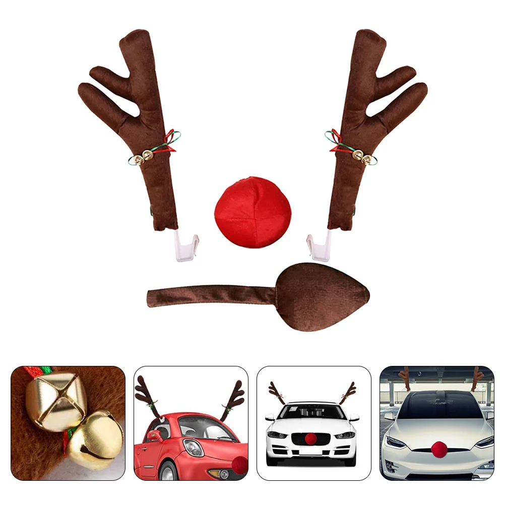 

Christmas Car Decor Decoration Cars Festival Ornament Accessory Reindeer Tail for Antlers